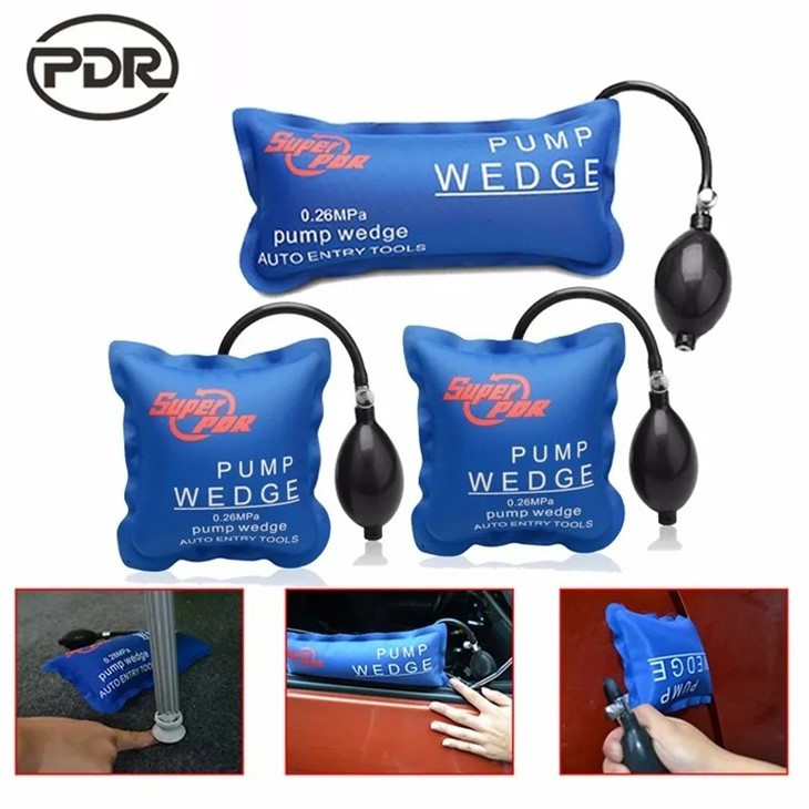 Super PDR Air Pump Wedge Pdr Tool Lock Smith Supplies Inflatable Air Wedge Applies For Window, Door And Cabinet Installations